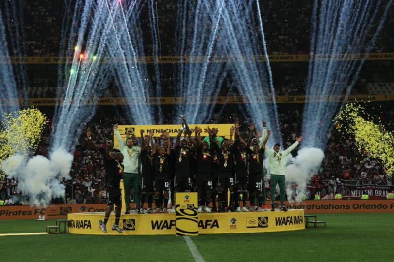 Orlando Pirates are now 14-time winners of the MTN8, winning for the fourth year in a row. > Photo: Blake Linder